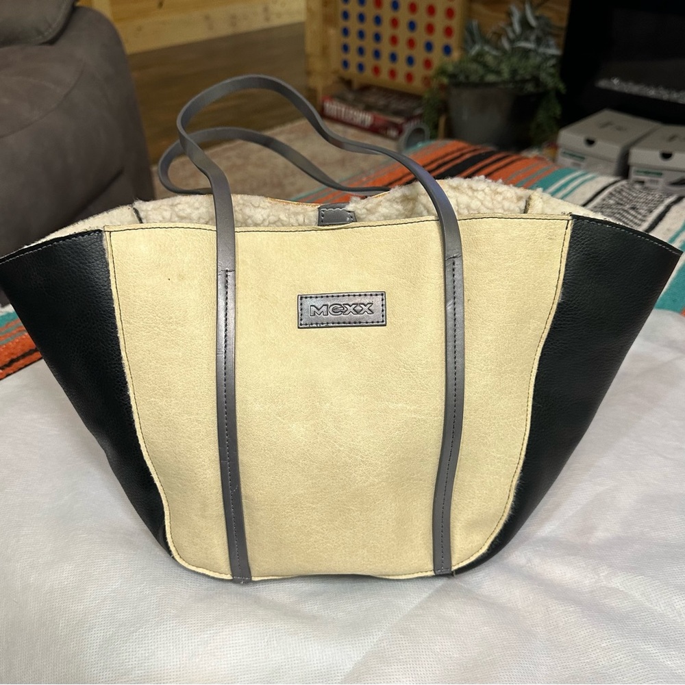 MEXX Bonded Leather Handbag/Tote. Real good condition. Clean.